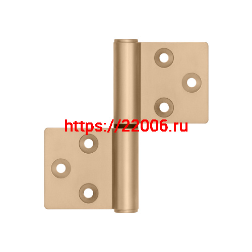 Петля Armadillo (Армадилло) универсальная флажковая FL.IN3800.UR FSG флорентийское золото фото 4