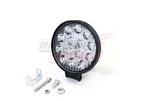 Фара светодиодная 42W 14 диодов SMD, 25мм круг. мет. корпус, дальний свет (Spot)