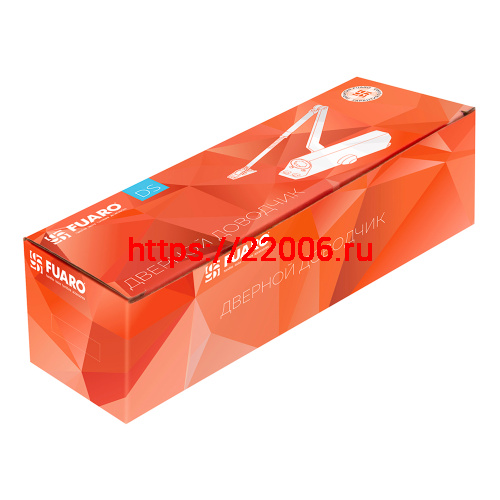 Доводчик Fuaro (Фуаро) дверной DC20-4 (DC-204) WH до 85 кг (белый) фото 2