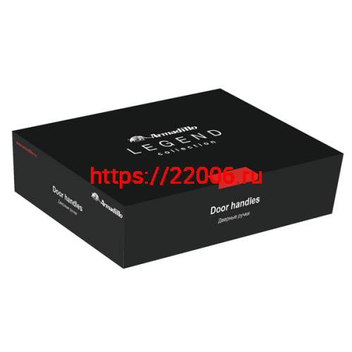 Ручка Armadillo (Армадилло) раздельная K.SQ52.TRINITY (TRINITY SQ005) SN/CP-3 матовый никель/хром фото 3