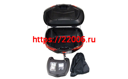 Кофр багажный мото задний CIGNA E-68 48л черный фото 2