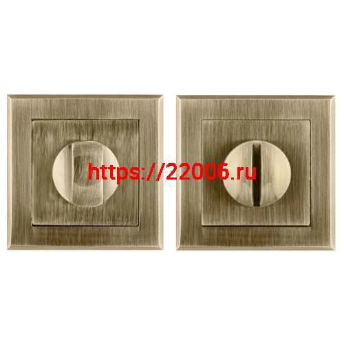 Ручка Punto (Пунто) поворотная BK6.K.QL52 (BK6 QL) ABG-6 зелёная бронза