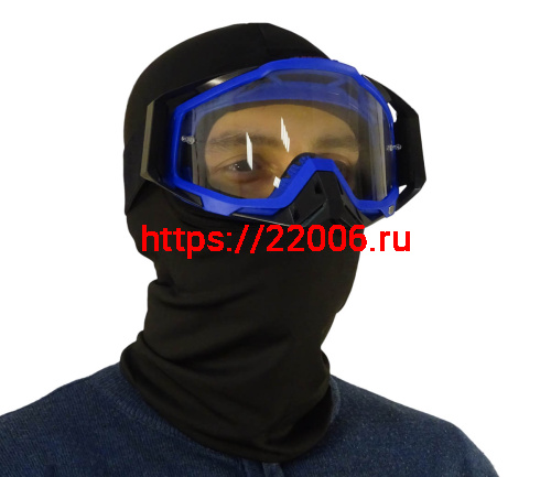 Очки мотокросс/спорт COBRA TP-835 синие фото 2