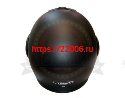Шлем модуляр YM-929_3 "YAMAPA", (подбородок откидывается) TRANSFORMER, черный матовый, разм. S NEW фото 3