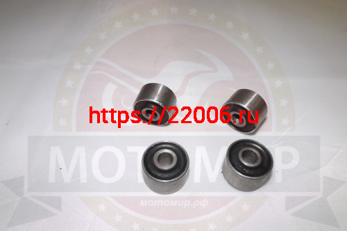 Сайлентблок 24 мм  D24*L16/d9*L18 задней звезды Gvalior, Бриар, Хантер (1компл =4 шт) (НАБОР)