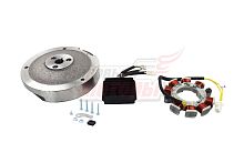 Комплект электрооб. 192F-2T (KP460) 11A 132 Вт (для РУЧ.стартера, без венца),(ОРИГИНАЛ, "LIFAN")