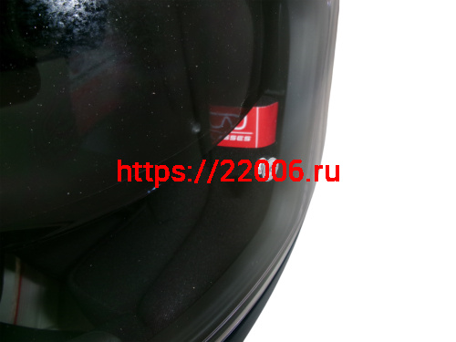 Шлем TVS RACING (Индия) STREET D/V NAVY BLUE RED размер M, + пинлок в комплекте, очки фото 7