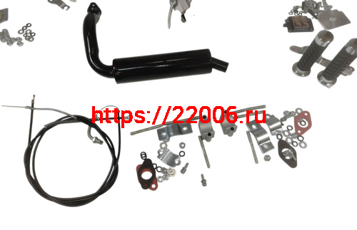 Двигатель веломотор BW 85 (КОМПЛЕКТ для установки) фото 3