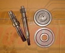 Шестерни редуктора в сборе с валами GY6-50-80 (короткий вал)