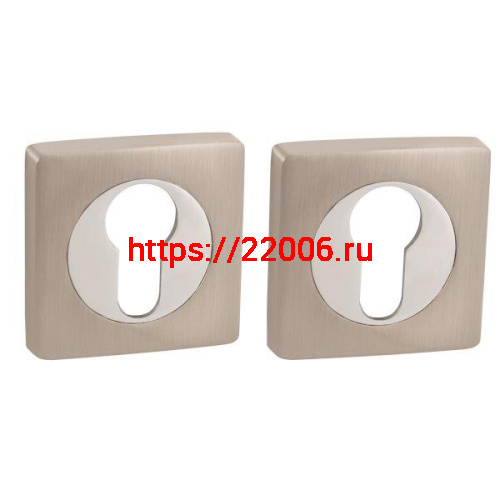 Накладка Ajax (Аякс) под цилиндр ET.K.JK51 (ET JK) SN/CP-3 матовый никель/хром