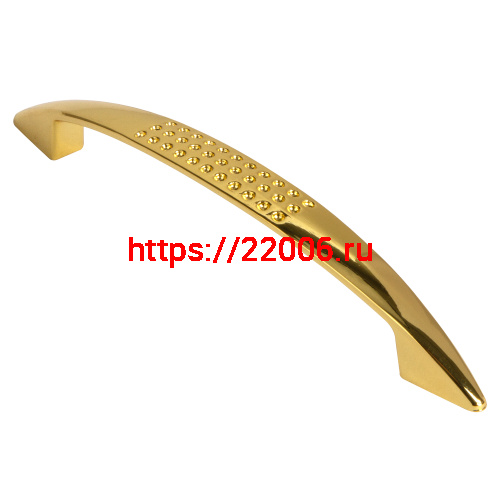 Ручка-скоба Ajax (Аякс) мебельная MB-H-002-128 мм PB золото