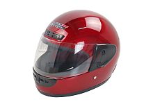 Шлем SAFEBET HF-101 красный глянцевый ОДНОЦВЕТНЫЙ "S,M,L,XL,XXL" (интеграл)