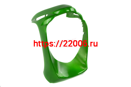 Облицовка передняя нижняя (подклювник) зелёная YB50QT-3 Racer Meteor