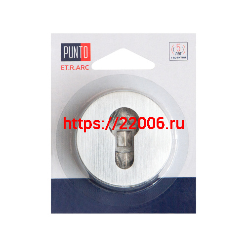 Накладка Punto (Пунто) под цилиндр ET.R.ARC.R52 (ET ARC) SSC-16 сатин.хром фото 2