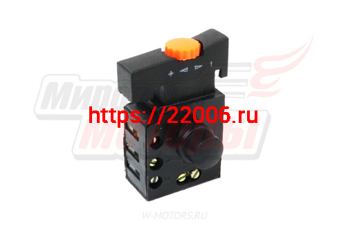 Выключатель (№112) кнопка Лобзик Фиолент 3,5А (Ломов) фото 2