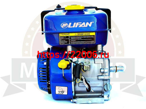 Двигатель LIFAN  6,5 л.с. 168F-2 (200) (вых. вал d19 мм, под китай. вариатор) с катушкой 12В 7А 84В фото 2
