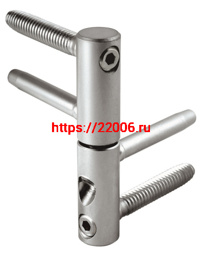 E01150.16.15 AGB (АГБ) (ex. E01150.16.04) Петля ввертная 3-D серия (бихром)