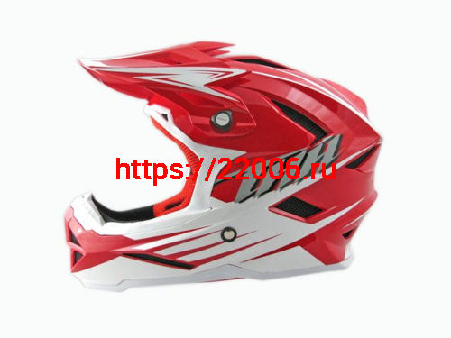 Мотошлем THH T-42 №2 red/white (L)