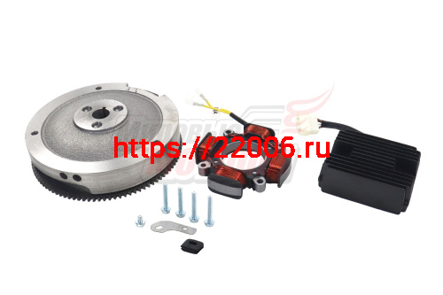 Комплект электрооб. 192F-2TD (KP460) 18A 216Вт (для ЭЛЕКТРО стартера, с венцом),(ОРИГИНАЛ, "LIFAN")