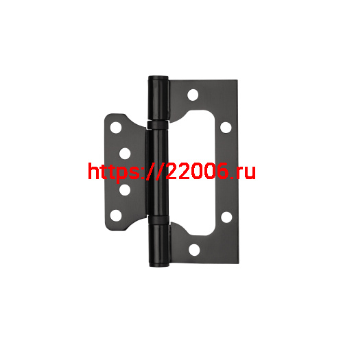 Петля Ajax (Аякс) универсальная без врезки IN4000W BL (100/P-2B 100x2,3) черный