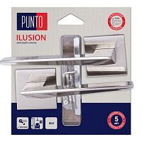 Ручка Punto (Пунто) раздельная LM/A K.QS52.ILUSION/HD SN-3 матовый никель