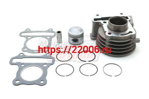 Поршневая в сборе Скутер 4х такт.(цил,порш,кольца,палец) 50см3 (39 мм) S.E.E