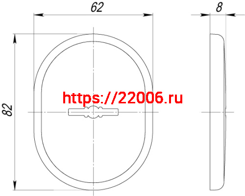 Декоративная накладка Armadillo (Армадилло) на сувальдный замок PS-DEC (ATC Protector 1) CP-8 Хром фото 3
