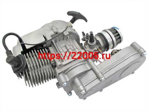 Двигатель 49см3 2Т модель 2