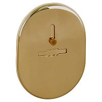 Накладка Fuaro (Фуаро) на сувальдный замок ESC.S-lift.SF/OV.476 (ESC 476) с шторкой GP латунь