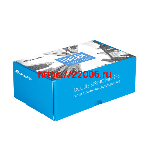 Петля Armadillo (Армадилло) пружинная Aldeghi ALH.125.5 BL черный фото 4