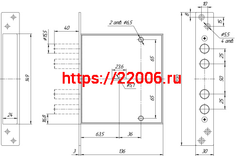 Замок Mettem (Меттэм) врезной сувальдный ЗВ8 141.0.0, 5 кл. фото 2