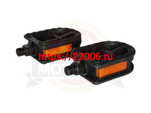 Педали Вело ДЕТСКИЕ пластик (резьба М12 )  (PP-18) фото 2