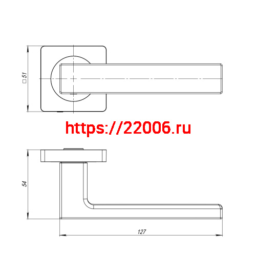 Ручка Ajax (Аякс) раздельная K.JK51.OPTIMA (OPTIMA JK) SN/CP-3 матовый никель/хром фото 2