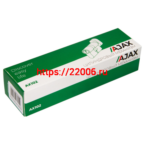 Цилиндровый Ajax (Аякс) механизм (AX100/60) AX1000Key60 (25+10+25) PB латунь фото 3
