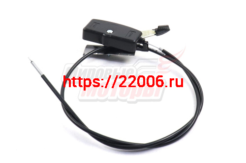 Трос газа МБ, МК в сборе с ручкой универсальй (Каскад)