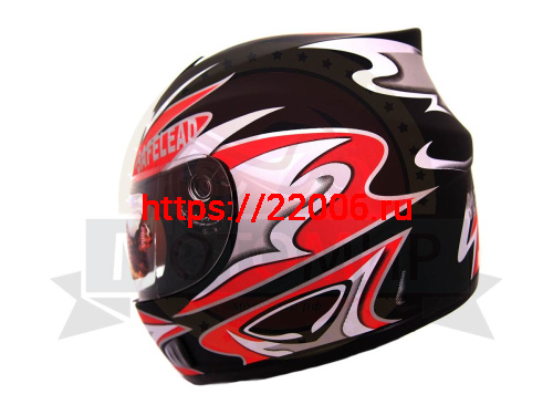 Шлем интеграл "Safelead" HF-160 "Анти Крыло" MATT BLACK CI размер XL фото 4