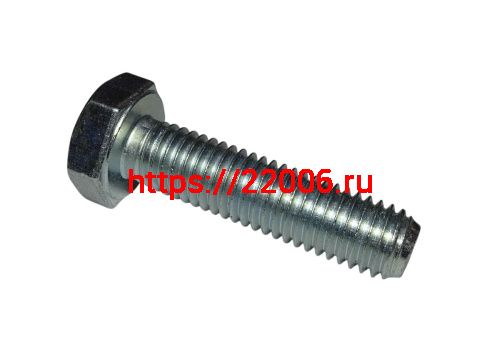 Болт оси катка М10*40мм (М10*35мм) оц.кл.пр.8,8  DIN 933