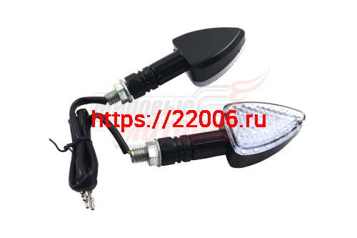 Боковой фонарь светодиодный WKT-TL-07 черные (ПАРА)