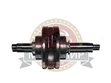 Коленвал TTR125, ALPHA, 152 FMI,153FMI (h55.5, L=102mm, палец13mm) (НАБОР)