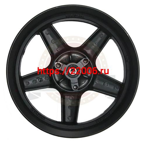 Обод 12" передний литой,  диск. тормоз WIZARD LED (055) (НАБОР) фото 2