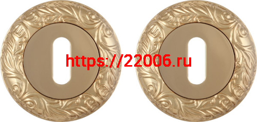 Накладка Fuaro (Фуаро) сувальдная PS SM GOLD-24 золото 24К