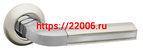 Ручка Fuaro (Фуаро) раздельная R.RM54.LARGO (LARGO RM) SN/CP-3 матовый никель/хром