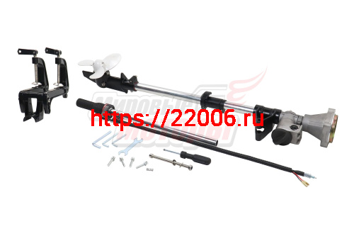 Насадка "Лодочный мотор" на мотокосу BC/GBC-033/043/052 (D винта 215мм)