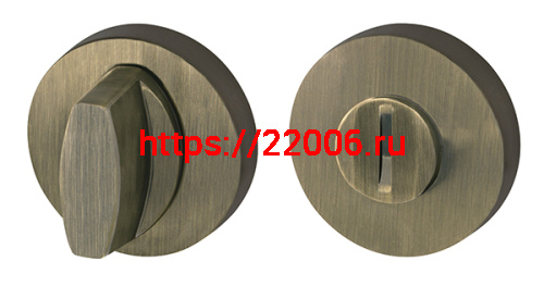 Ручка Armadillo (Армадилло) поворотная BK6.R.URB52 (WC-BOLT BK6/URB) АВ-7 бронза