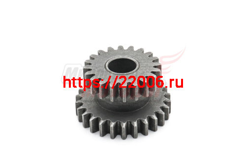 Шестерня заднего хода КПП (20+26 зубов, под гладкий вал) МБ-8D,МБ-10D