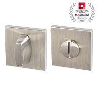 Ручка Armadillo (Армадилло) поворотная BK6.K.USS52 (WC-BOLT BK6 USS) SN-3 матовый никель