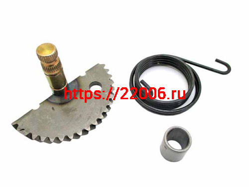 Сектор кикстартера 152QMI, 157QMJ 125/150cс 157мм (пружина и втулка)