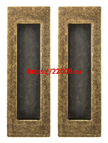 Ручка Armadillo (Армадилло) для раздвижных дверей SH.URB153.010 (SH010 URB) OB-13 античная бронза