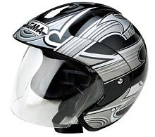 Мотошлем YM-605 А синий (S)