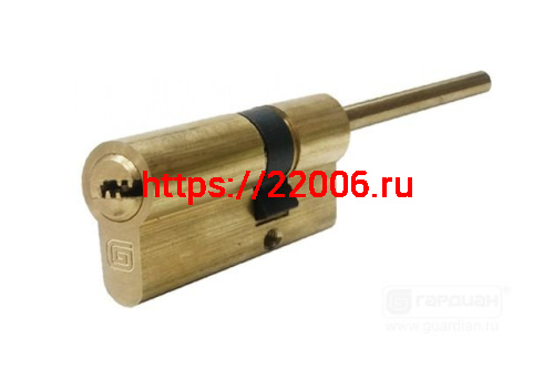 Цилиндровый Guardian (Гардиан) механизм со штоком GB 77 мм (56/21/70SH) G латунь 5 кл. /128:5076/ - снят с производства